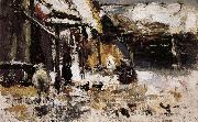 Nikolay Fechin Courtyard oil on canvas
